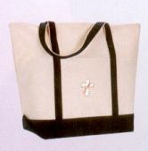 Beau Veste Deacon Cross  - Medium Tote Bag w/pocket